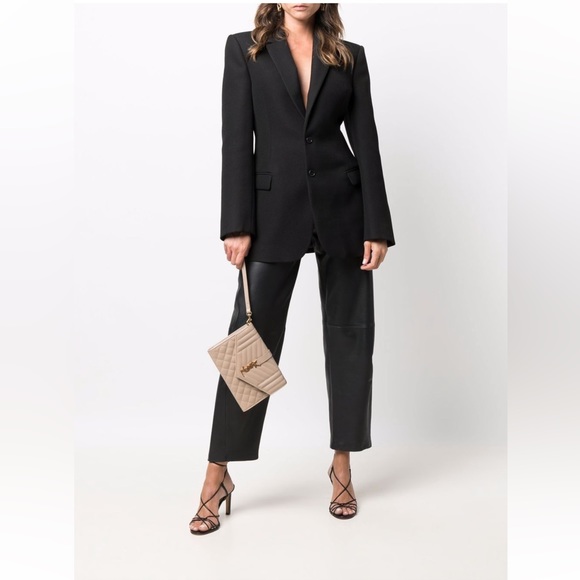 SOLD Saint Laurent monogram envelope clutch bag - Picture 12 of 13